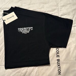 Cole Buxton Shirt - BLACK Size L (Oversized) - New with Tags